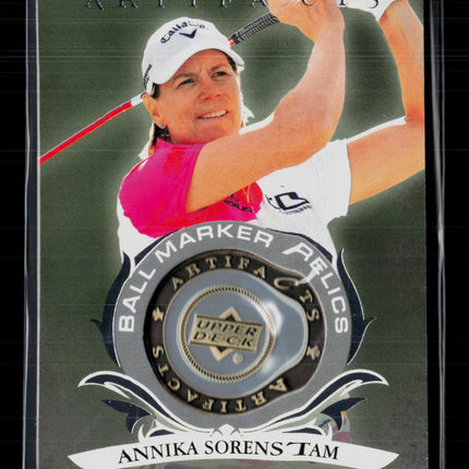 2026 Upper Deck Artifacts Golf Annika Sorenstam #BM-AS Ball Marker Relic