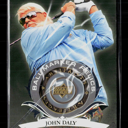 2026 Upper Deck Artifacts Golf John Daly #BM-JD Ball Marker Relic