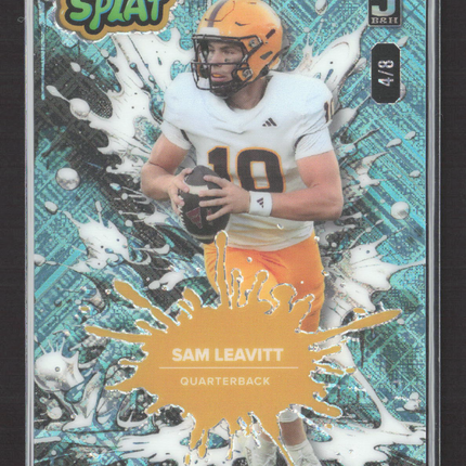 2025 Wild Card Splat Sam Leavitt #SBTEA02-SL Teal 4/8