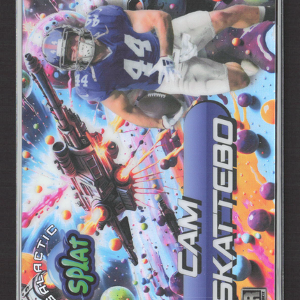 2025 Wild Card Galactic Splat Cam Skattebo #SGALD9-CS 1/1