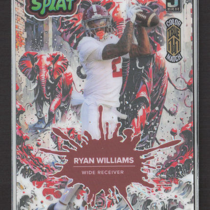 2025 Wild Card Splat Ryan Williams #SBTCM04-RW Color Match 1/1