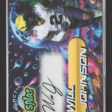 2025 Wild Card Galactic Splat Will Johnson #SGALC2-WJA Auto 1/1