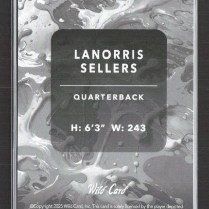 2025 Wild Card Splat LaNorris Sellers #SBRBW07-LS 1/1