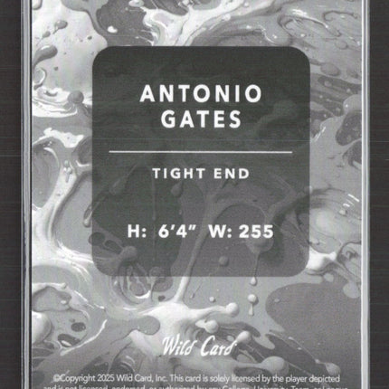 2025 Wild Card Splat Antonio Gates #SBRBW10-AG 1/1