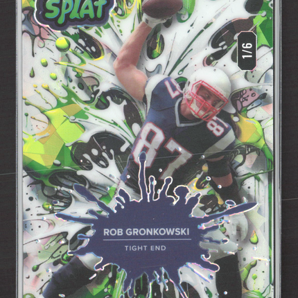 2025 Wild Card Splat Rob Gronkowski #SBLIM01-RG Green 1/6