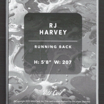 2025 Wild Card Splat RJ Harvey #SBPUR04-RH Purple 5/6
