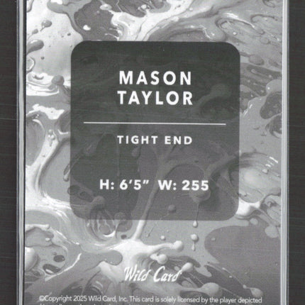 2025 Wild Card Splat Mason Taylor #SBTEA01-MT 1/4