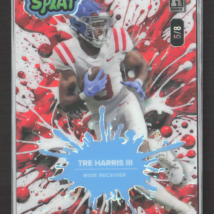 2025 Wild Card Splat Tre Harris III #SBRED02-TH Red 5/8