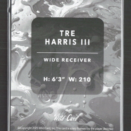 2025 Wild Card Splat Tre Harris III #SBRED02-TH Red 5/8