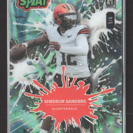 2025 Wild Card Splat Shedeur Sanders #SBTEA04-SS 1/4