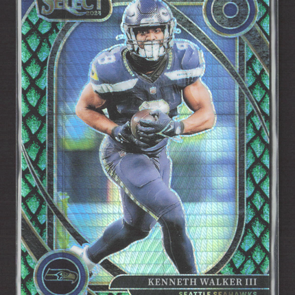 2025 Panini Select Football Kenneth Walker III #276 Dragon Scale 49/81