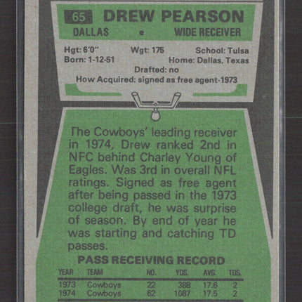 1975 Topps Drew Pearson #65