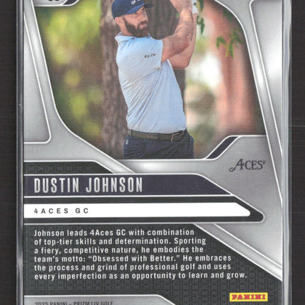 2025 Panini Prizm LIV Golf Dustin Johnson #68 Mojo