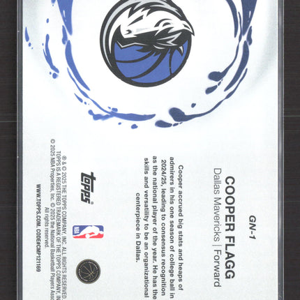 2025 Topps Generation Now Cooper Flagg #GN-1 RC