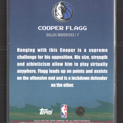 2025 Topps 8-Bit Ballers Cooper Flagg #8B-31