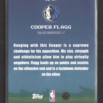 2025 Topps 8-Bit Ballers Cooper Flagg #8B-31 RC