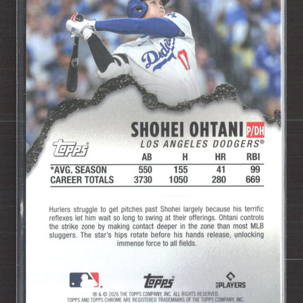 2026 Topps Chrome Wrecking Crew Shohei Ohtani #WC-2