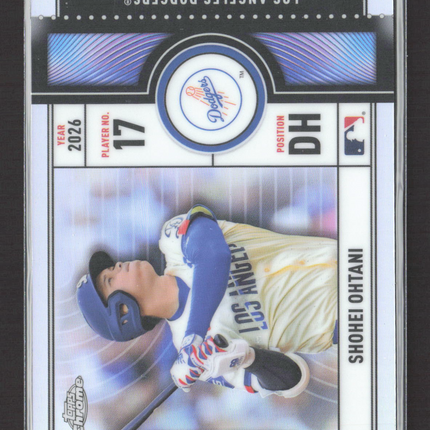 2026 Topps Chrome Big Ticket Player Shohei Ohtani #BTP-3