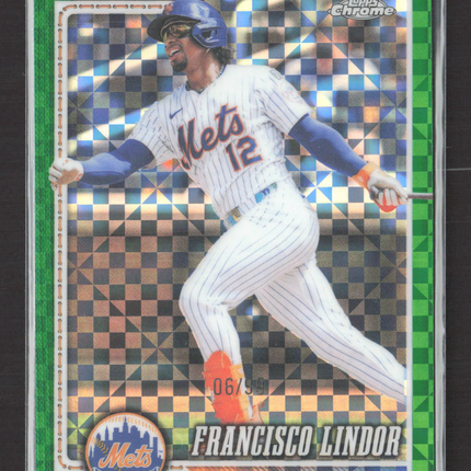 2022 Topps Chrome Francisco Lindor #299 X-Fractor 06/99