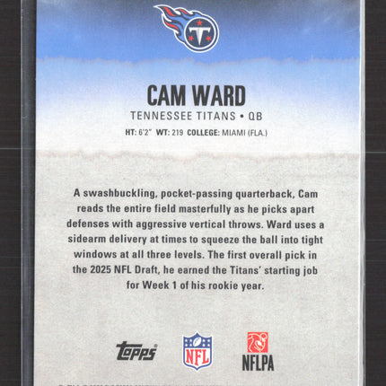 2025 Topps Signature Class Cam Ward #101 219/225