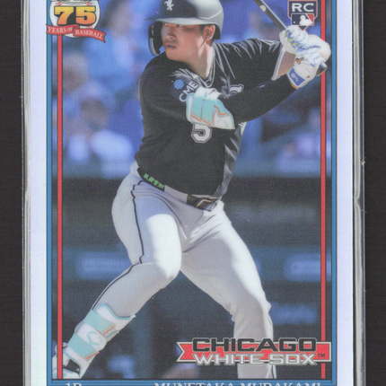2019 Topps Chrome 75 Years of Baseball Munetaka Murakami #91CB-22 RC