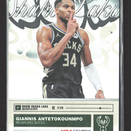 2026 Topps NBA Hoops Boom Shaka Laka Giannis Antetokounmpo #BO-4