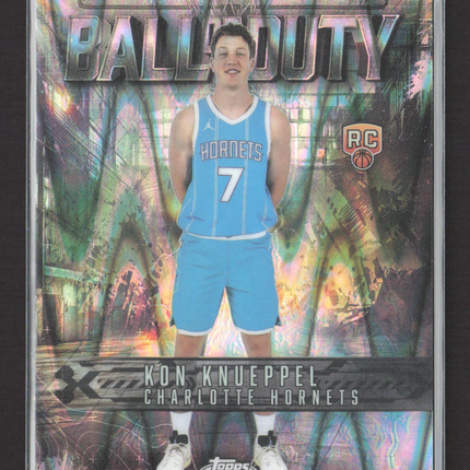 2025 Topps Chrome Ball of Duty Kon Knueppel #BD-23 RC Wave