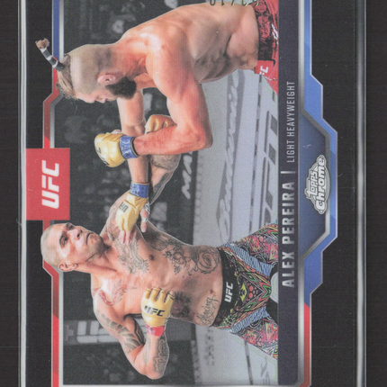 2025 Topps Chrome UFC Alex Pereira #2 2/10