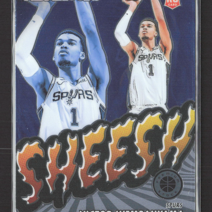 2024 Panini NBA Hoops Premium Stock Sheesh Victor Wembanyama #12 RC