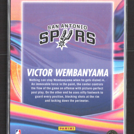 2024 Panini NBA Hoops Premium Stock Anti-Gravity Victor Wembanyama #5 RC