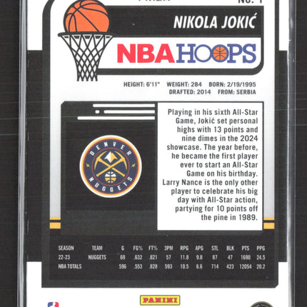 2024 Panini NBA Hoops Premium Stock Nikola Jokić #1 Prizm