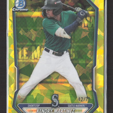 2026 Bowman Chrome Kendry Martinez #BCP-89 Yellow Mini-Diamond 42/75