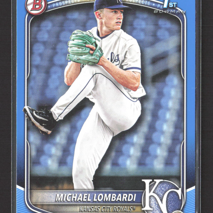 2025 Bowman Draft Michael Lombardi #BD-118 Blue 088/150 1st Bowman
