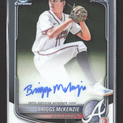 2025 Bowman Chrome Briggs McKenzie #CPA-BM 1st Bowman Auto