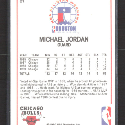 1989 NBA Hoops Michael Jordan #21