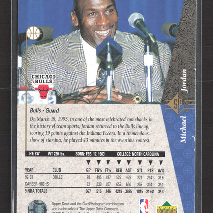 1995 Upper Deck SP Michael Jordan #MJ1
