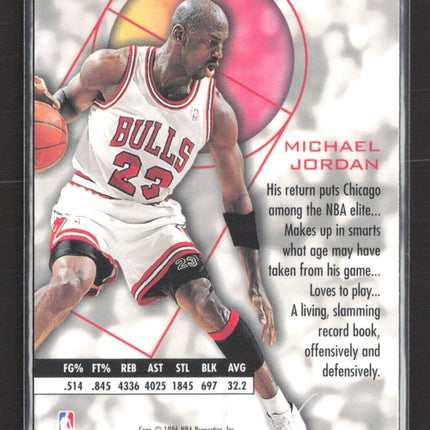 1996 SkyBox E-XL Michael Jordan #10