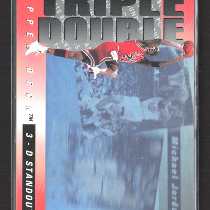 1993 Upper Deck 3-D Standouts Michael Jordan #TD2
