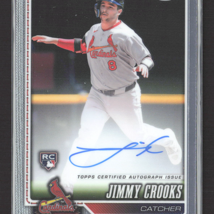 2024 Topps Chrome Jimmy Crooks #RA-JCR RC Auto