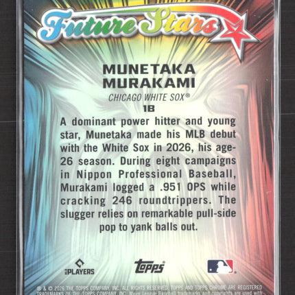 2026 Topps Chrome Future Stars Munetaka Murakami #FS-1 RC