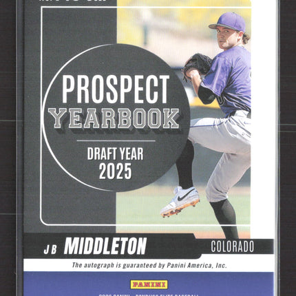 2026 Donruss Elite JB Middleton #PYS-JM 118/149 Auto