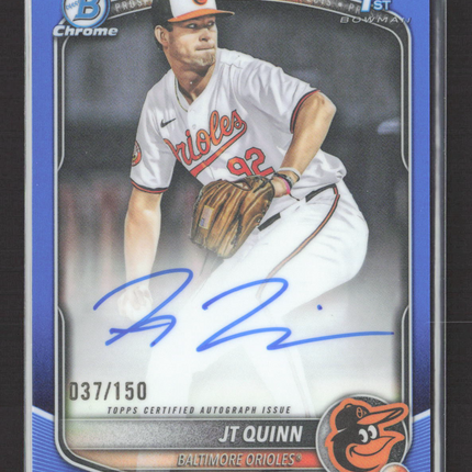 2025 Bowman Chrome JT Quinn #CPA-JQ Blue /150 Auto