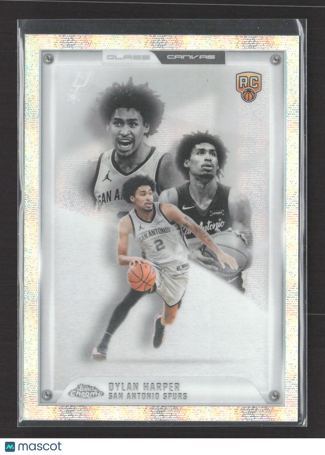 2026 Topps Chrome Glass Canvas Dylan Harper #GC-25 RC
