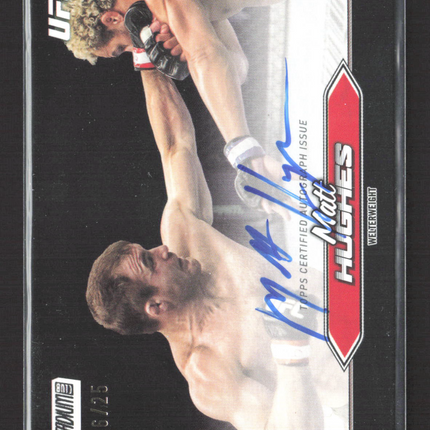 2025 Topps Stadium Club UFC Matt Hughes #BCA-MHS 16/25 Auto
