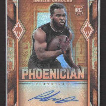 2025 Phoenix Phoenician Penmanship Raheim Sanders #PHP-RSS 104/199 RC Auto