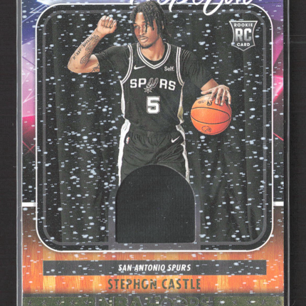2024 Panini NBA Hoops Hoops Hopeful Stephon Castle #HHM-SCS RC Memorabilia
