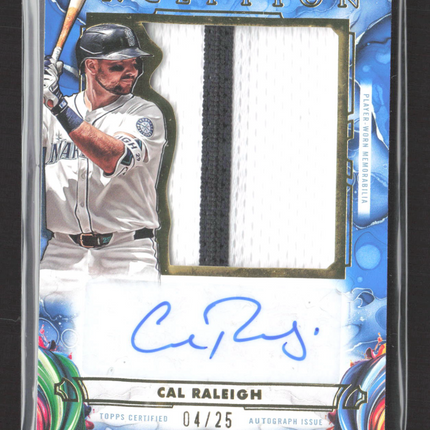 2025 Topps Inception Cal Raleigh #IAJP-CR 04/25 Jumbo Patch Auto