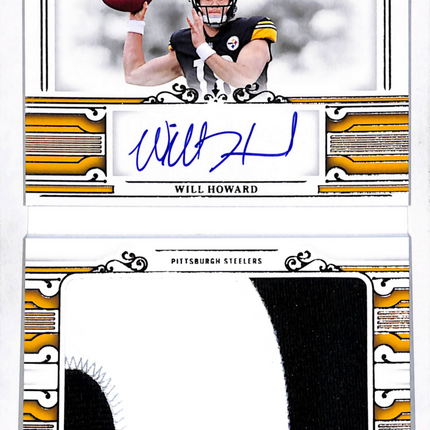 2026 Panini National Treasures Will Howard #RJPS-WHD Patch 48/99 RC Auto