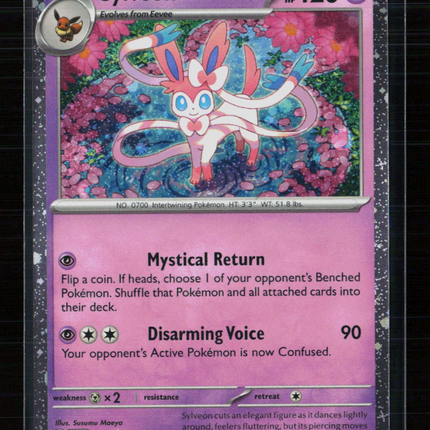 Pokemon Scarlet & Violet Sylveon #SVP EN 172 Cosmos Holo