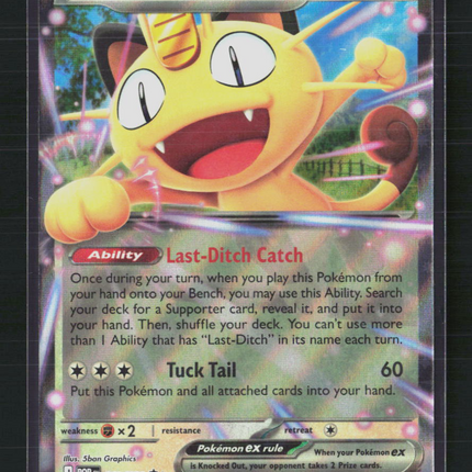 Pokemon 2026 Mega Evolution – Perfect Order Meowth EX RR #62/88